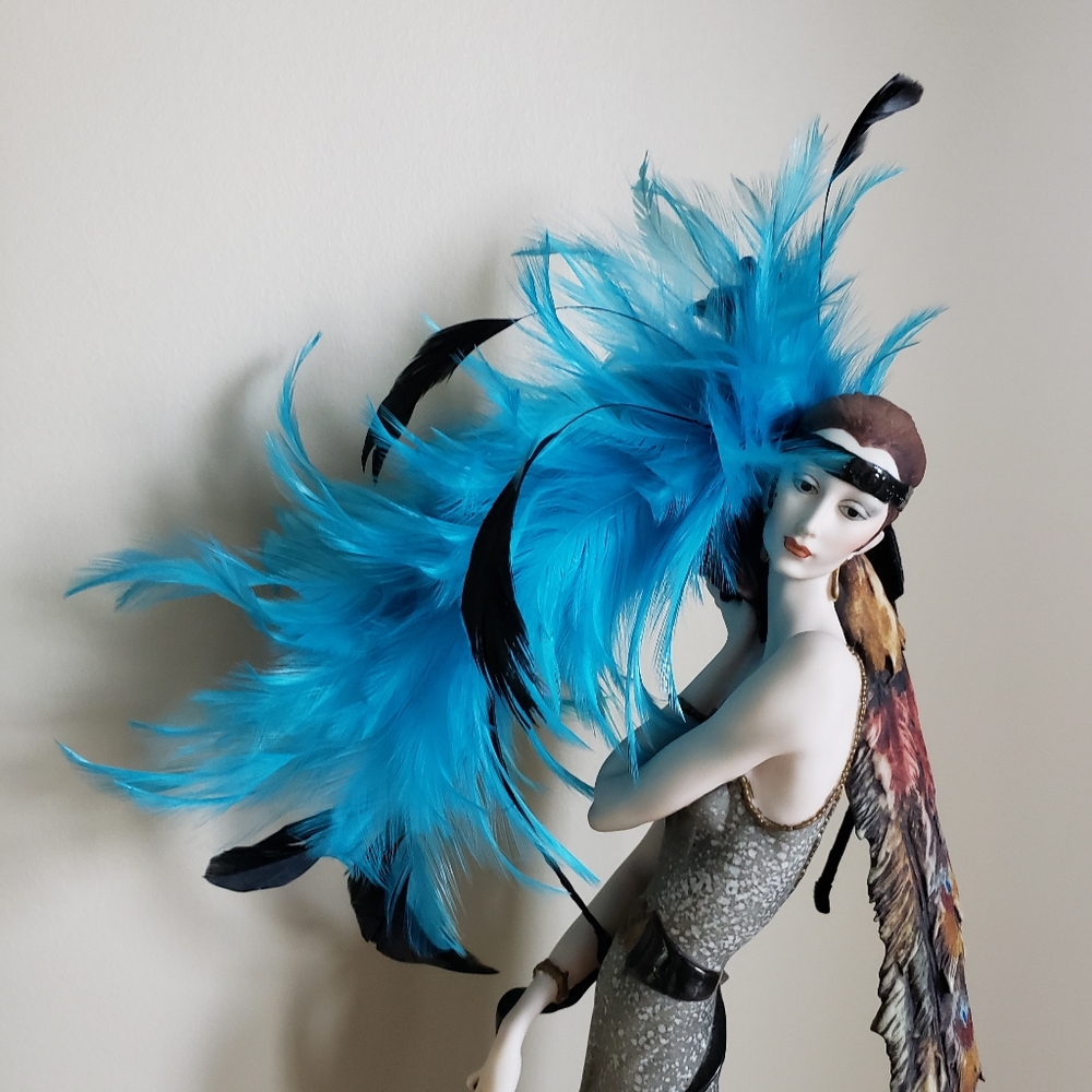Feather headband.